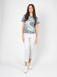 Patrizia Pepe Spodnie | 2P1560/A353 | Kobieta | Biały, Fioletowy. Białe spodnie materiałowe damskie Patrizia Pepe, bez wzorów, z elastanu, eleganckie. W wyprzedaży za 369.00 zł.