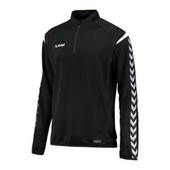 Bluza Hummel Authentic Charge kolor czarny. Czarne bluzy damskie Hummel, bez wzorów, sportowe, bez ramiączek, bez kaptura. Za 140.00 zł.