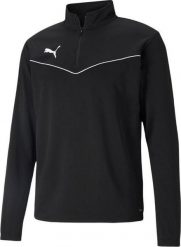 Puma Bluza męska Puma teamRISE 1 4 Zip Top czarna 657394 03 L. Czarne bluzy męskie Puma, l, bez wzorów, bez ramiączek, bez kaptura. Za 162.08 zł.