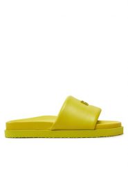 HÖGL Klapki Brenda 7-100800 Zielony. Zielone klapki damskie HÖGL, bez wzorów, ze skóry, bez obcasa, bez zapięcia. Za 599.99 zł.