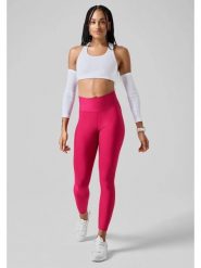 Legginsy Damskie Fitness Casall Z Wysokim Stanem. Czerwone legginsy damskie Casall, bez wzorów, z materiału. Za 308.00 zł.