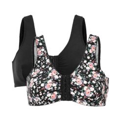 Cellbes Biustonosz Alice 2 Pack czarny w kwiaty female czarny/ze wzorem 75. Czarne bielizna sportowa damska Cellbes, bez wzorów, z gumy. Za 139.00 zł.