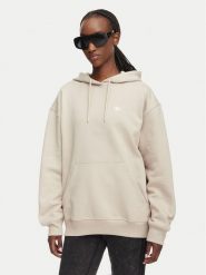 Adidas Bluza Essentials Oversized Fleece Hoodie KR3591 Beżowy Oversize. Brązowe bluzy damskie Adidas, s, bez wzorów, z bawełny, bez ramiączek, bez kaptura. Za 215.99 zł.