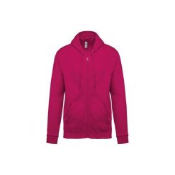 Bluza z kapturem i zamkiem błyskawicznym Kariban. Czerwone bluzy damskie KARIBAN, uniwersalny, bez wzorów, z bawełny, bez ramiączek, z kapturem. Za 158.50 zł.