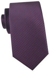 Krawat Męski - Angelo di Monti - Bordo z Granatem, Mikrowzór. Czerwone krawaty i muchy Angelo di Monti, bez wzorów, z tkaniny, eleganckie. Za 45.00 zł.