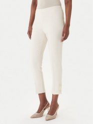 Rinascimento Spodnie materiałowe CFC0128641003 Beżowy Slim Fit. Brązowe spodnie materiałowe damskie Rinascimento, bez wzorów, z materiału. Za 449.99 zł.