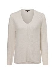 More & More Sweter Kobiety beżowy, 44. Brązowe swetry nierozpinane damskie More & More, bez wzorów, z dzianiny, bez kołnierzyka, bez ramiączek. Za 229.95 zł.