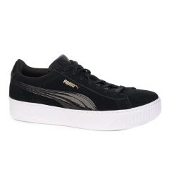 PUMA Vikke ZLN 0351 - Czarne sportowe buty z zamszu. Białe buty sportowe męskie Puma, bez wzorów, z zamszu, bez zapięcia, do biegania. Za 305.99 zł.