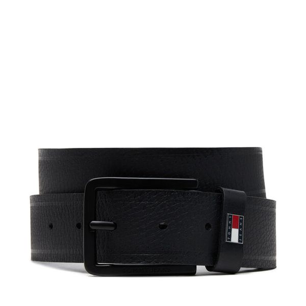 Pasek Męski Tommy Jeans. Czarne paski męskie Tommy Jeans, z jeansu. Za 129.99 zł.