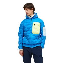 Kurtka Peak Performance puchowa męska Helium Utility Down Hood niebieska - XXL. Niebieskie kurtki męskie Peak Performance, m, bez wzorów, z puchu, bez kaptura. W wyprzedaży za 1,189.00 zł.