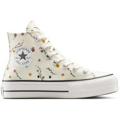 Buty sportowe damskie Converse Chuck Taylor All Star Lift. Białe obuwie sportowe damskie Converse, bez wzorów, bez zapięcia. Za 590.00 zł.