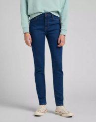 LEE SCARLETT HIGH DAMSKIE SDPONIE JEANSOWE JEANSY DARK ZURI L626OPOR 112145308. Jeansy damskie Lee, bez wzorów, z jeansu. Za 239.99 zł.