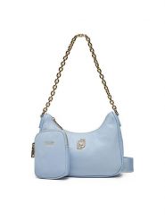 Liu Jo Torebka Ecs S Hobo AA5180 T4559 Błękitny. Niebieskie listonoszki damskie Liu Jo, bez wzorów, z materiału, bez dodatków. Za 379.99 zł.