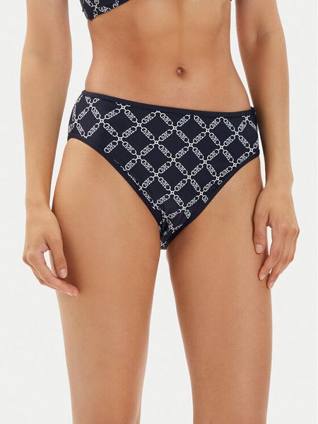 MICHAEL Michael Kors Dół od bikini MM7N066 Granatowy. Niebieskie bikini MICHAEL Michael Kors, bez wzorów, z syntetyku. Za 469.99 zł.