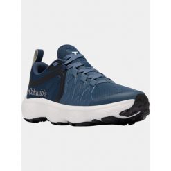 Buty turystyczne męskie Columbia Escape Thrive Titanium. Niebieskie buty zimowe męskie Columbia, bez wzorów, bez obcasa, bez zapięcia. Za 659.00 zł.