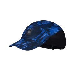 Czapka z daszkiem do biegania Buff Speed Cap. Niebieskie czapki damskie Buff, na lato, bez wzorów, z materiału, retro. Za 52.99 zł.
