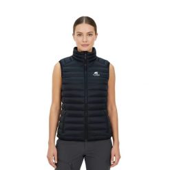 Damska kurtka puchowa bez rękawów Merino Nordend. Czarne kurtki sportowe damskie FJORK MERINO, xs, bez wzorów, z elastanu, bez ramiączek, bez kaptura, trekkingowe. W wyprzedaży za 399.00 zł.