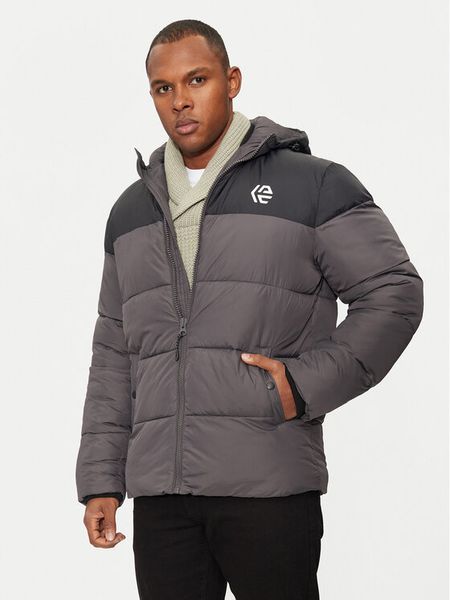 INDICODE Kurtka puchowa Alanin 15-802 Szary Regular Fit. Szare kurtki męskie INDICODE, m, bez wzorów, z puchu, bez kaptura. Za 179.99 zł.