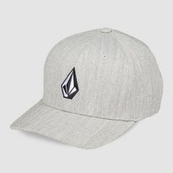Czapka Volcom Full Stone HTHR Szara. Szare czapki męskie Volcom, bez wzorów. Za 177.62 zł.