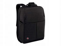 Plecak miejski Modern Backpack Reload 11l. Czarne plecaki męskie Wenger, bez wzorów, z materiału, biznesowe. Za 426.80 zł.