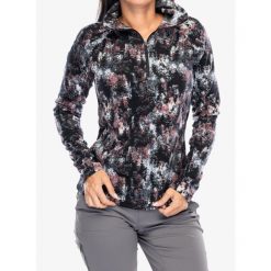 Bluza bez kaptura damska Columbia Glacial IV Print 1/2 Zip. Czarne bluzy damskie Columbia, xs, bez wzorów, sportowe, bez ramiączek, bez kaptura. Za 109.99 zł.