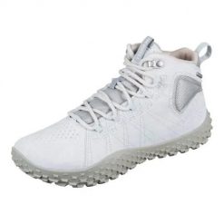 Buty trekkingowe damskie Merrell Wrapt. Białe obuwie trekkingowe damskie Merrell, z materiału, bez zapięcia. Za 782.00 zł.