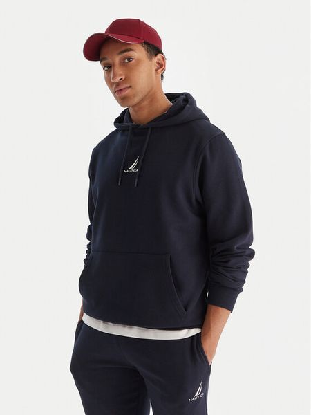 Nautica Bluza Wallowa Oh N1T04066 Granatowy Regular Fit. Niebieskie bluzy męskie Nautica, m, bez wzorów, z syntetyku, bez ramiączek, bez kaptura. Za 189.99 zł.