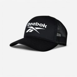 Czapka z daszkiem Reebok aero fitness. Czapki damskie Reebok, bez wzorów, z materiału, retro. Za 39.99 zł.
