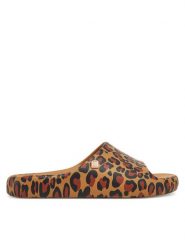 Melissa Klapki Melissa Free Print Slide Ad 33973 Brązowy. Brązowe klapki damskie Melissa, bez wzorów, z tworzywa sztucznego, bez obcasa, bez zapięcia. Za 349.00 zł.