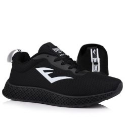 Buty męskie sportowe do biegania EVERLAST EV738J NERO. Białe buty sportowe męskie EVERLAST, bez wzorów, bez zapięcia, do biegania. W wyprzedaży za 119.00 zł.