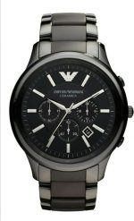 Zegarek Emporio Armani Męski Zegarek ARMANI model AR1452 (43MM) NoSize. Zegarki męskie Emporio Armani, bez wzorów. Za 581.91 zł.