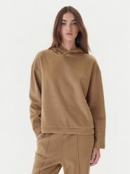 Weekend Max Mara Bluza Oscuri 2525926012 Beżowy Regular Fit. Brązowe bluzy damskie Weekend Max Mara, s, bez wzorów, z syntetyku, bez ramiączek, bez kaptura. Za 899.99 zł.