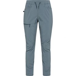 Spodnie trekkingowe damskie ROC Lite Standard Pant. Niebieskie spodnie sportowe damskie Haglöfs, bez wzorów, sportowe, trekkingowe. Za 490.00 zł.