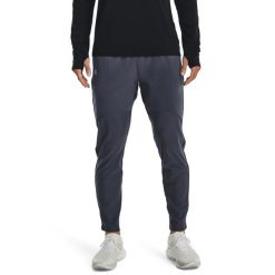 Spodnie dresowe męskie Under Armour QUALIFIER RUN 2.0 PANT. Szare spodnie sportowe męskie Under Armour, m, bez wzorów, z dresówki, trekkingowe. Za 189.99 zł.