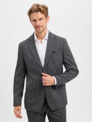 Finshley & Harding marynarka z zestawu modułowego Mężczyźni Modern Fit szary, 98. Szare garnitury męskie Finshley & Harding, m, bez wzorów, biznesowe. Za 699.95 zł.