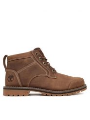 Timberland Trzewiki Larchmont Chukka TB0A2NFPF131 Brązowy. Brązowe botki męskie Timberland, bez wzorów, ze skóry, bez obcasa, bez zapięcia. Za 649.99 zł.