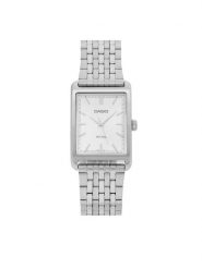 Casio Zegarek MTP-B215D-7AVER Srebrny. Szare, analogowe zegarki męskie Casio, bez wzorów, srebrne. Za 399.99 zł.