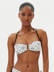 Max Mara Beachwear Góra od bikini 2516821259650 Biały. Białe bikini Max Mara Beachwear, bez wzorów, z syntetyku. Za 479.99 zł.