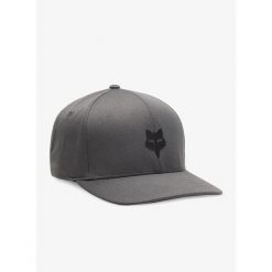 Czapka z daszkiem Fox Head Tech Flexfit Hat. Szare czapki damskie FOX, bez wzorów, sportowe. Za 135.99 zł.