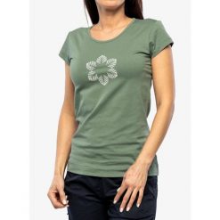 Koszulka bawełniana damska Ocun Classic T Organic Flower. Zielone koszulki sportowe damskie Ocun, bez wzorów, z bawełny, bez ramiączek. Za 143.99 zł.