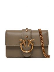 Pinko Torebka Love One Micro C . AI 24-25 PCPL 100064 A0F1 Szary. Szare torebki wizytowe damskie Pinko, bez wzorów, ze skóry, bez dodatków. Za 749.99 zł.