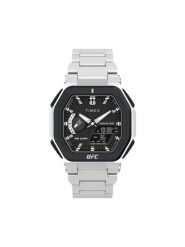 Timex Zegarek UFC Colossus TW2V84600 Srebrny. Szare, analogowe zegarki męskie Timex, bez wzorów, srebrne. Za 1,029.00 zł.
