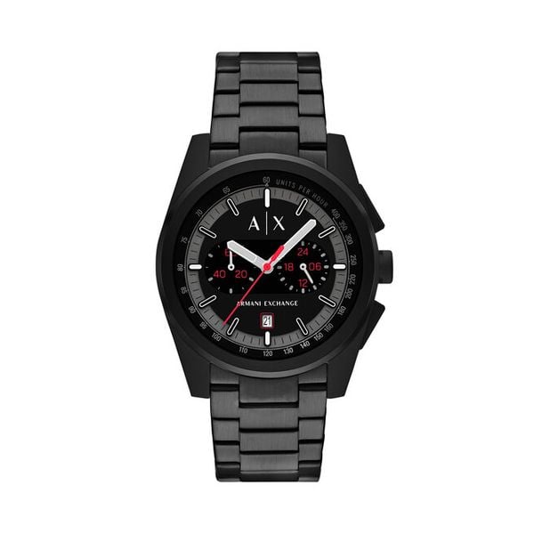 Zegarek Armani Exchange. Czarne zegarki męskie Armani Exchange, bez wzorów. Za 999.99 zł.