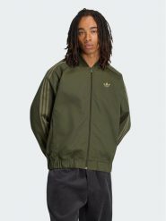 Adidas Bluza Sst Adicolor Classics KR1370 Zielony ciemny Regular Fit. Zielone bluzy męskie Adidas, m, bez wzorów, z syntetyku, bez ramiączek, bez kaptura. Za 359.99 zł.