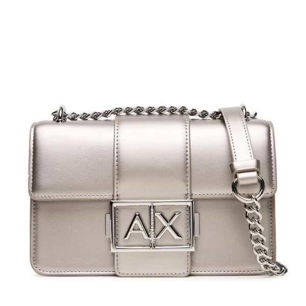Torebka Armani Exchange. Szare torebki do ręki damskie Armani Exchange, bez wzorów, bez dodatków. Za 659.99 zł.