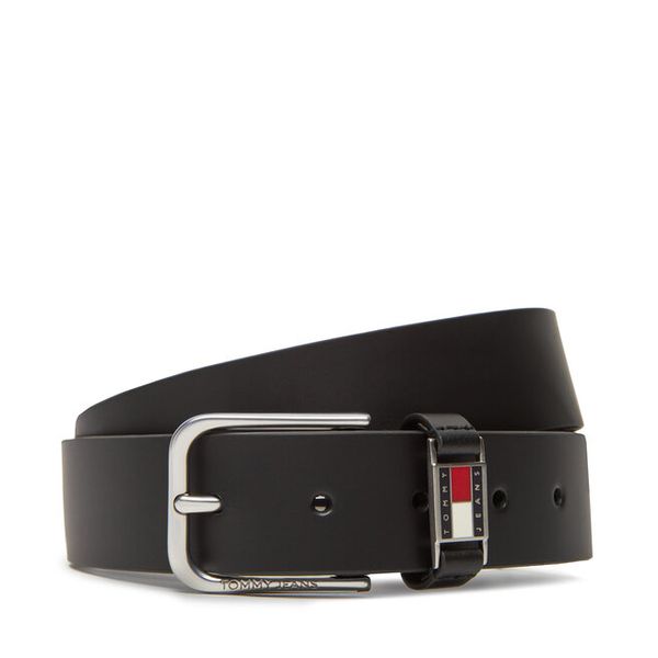 Pasek Męski Tommy Jeans. Czarne paski męskie Tommy Jeans, z jeansu. Za 99.99 zł.