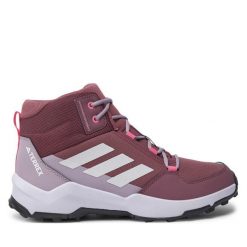 Trekkingi adidas. Brązowe obuwie trekkingowe damskie Adidas, bez zapięcia. Za 199.99 zł.
