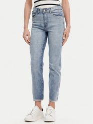 French Connection Jeansy 74QZK Niebieski Cigarette Fit. Niebieskie jeansy damskie French Connection, bez wzorów, z bawełny. Za 209.99 zł.