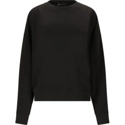 Bluza damska Athlecia Crecy. Czarne bluzy damskie Athlecia, bez wzorów, z materiału, casualowe, bez ramiączek, bez kaptura. Za 161.50 zł.