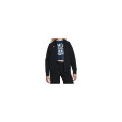 Bluza Damska Under Armour Rozpinana Z Kapturem Czarna Fleece Hoodie. Czarne bluzy damskie Under Armour, bez wzorów, sportowe, bez ramiączek, z kapturem. Za 329.99 zł.